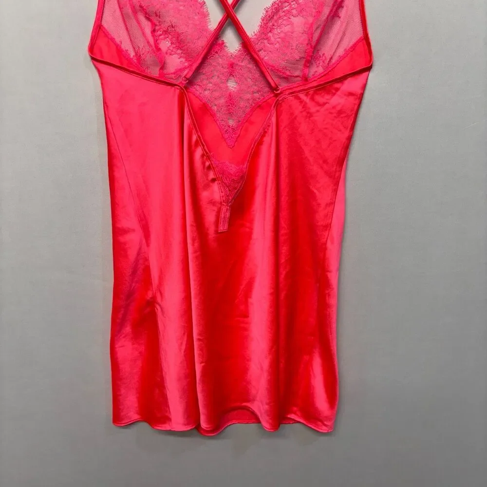 Victoria's Secret Women Babydoll Lace Slip Dress Size Small Lingerie M298 -19